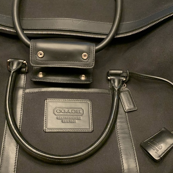 Large Coach Bag in black (unisex). - Picture 4 of 6